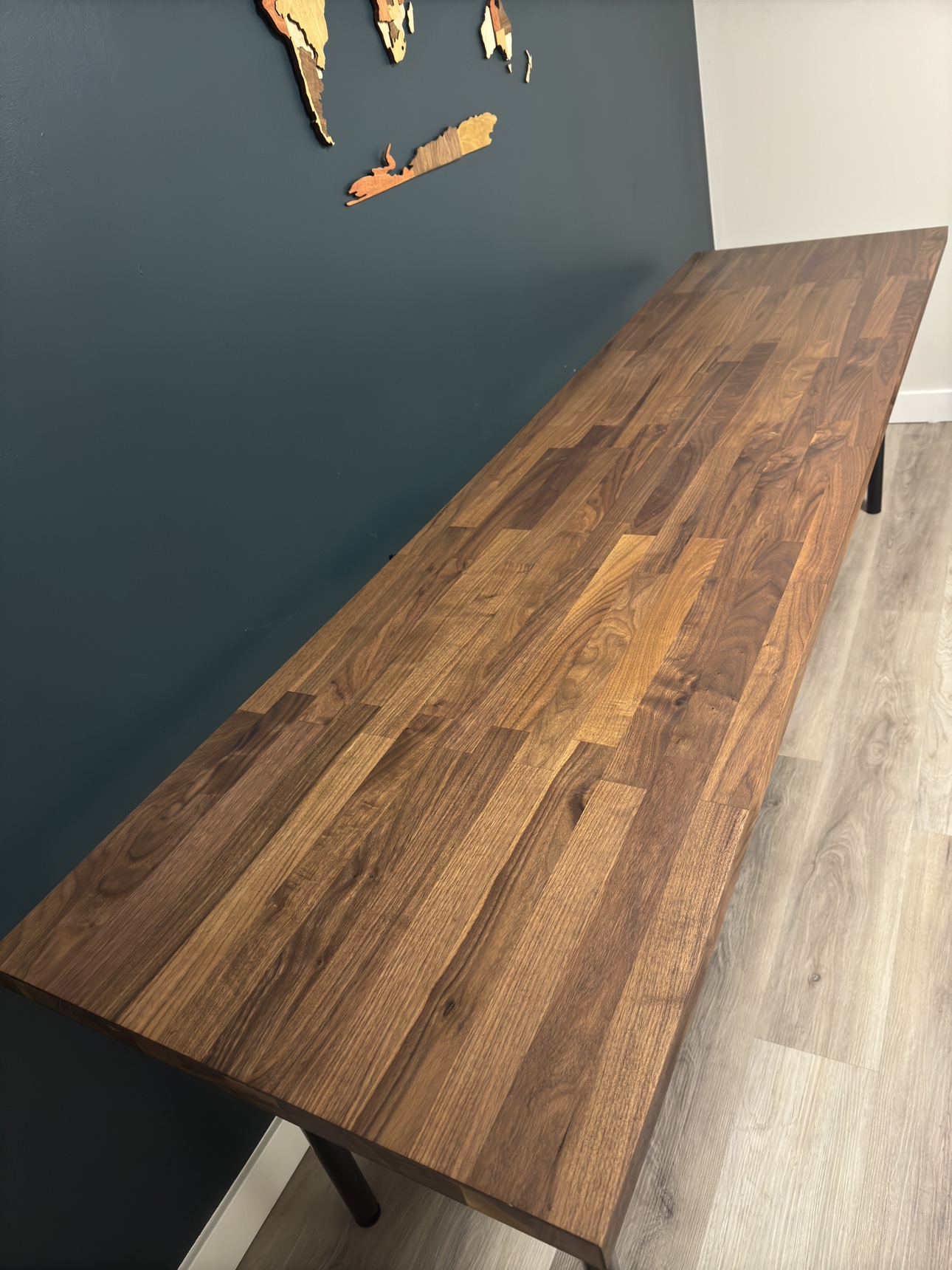 IKEA KARLBY Countertop (Walnut Veneer) with Supporting Leg - photo 4