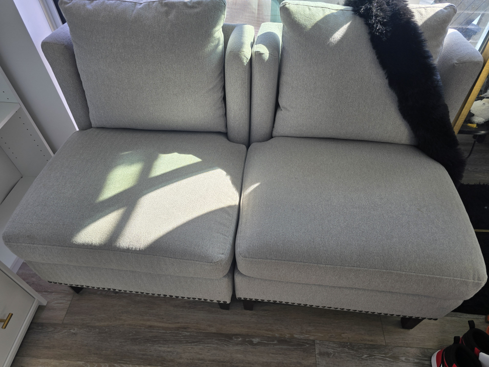 2 Grey Armchair set of 2 - photo 2