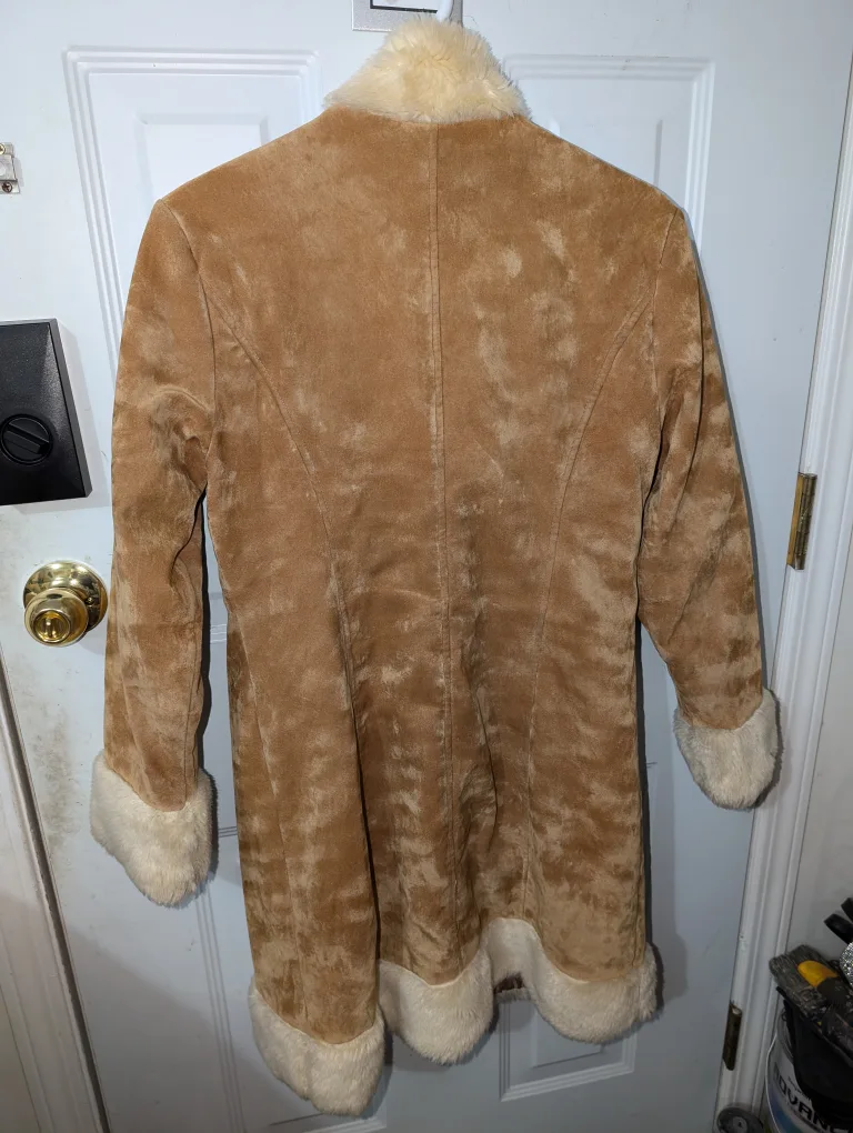 Suede Jacket with Fur Trim image indicator(4)