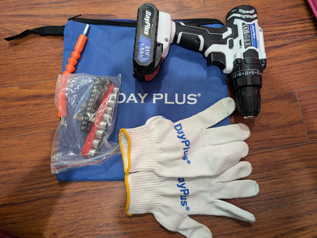 21v Cordless Drill Electric Screwdriver Kit