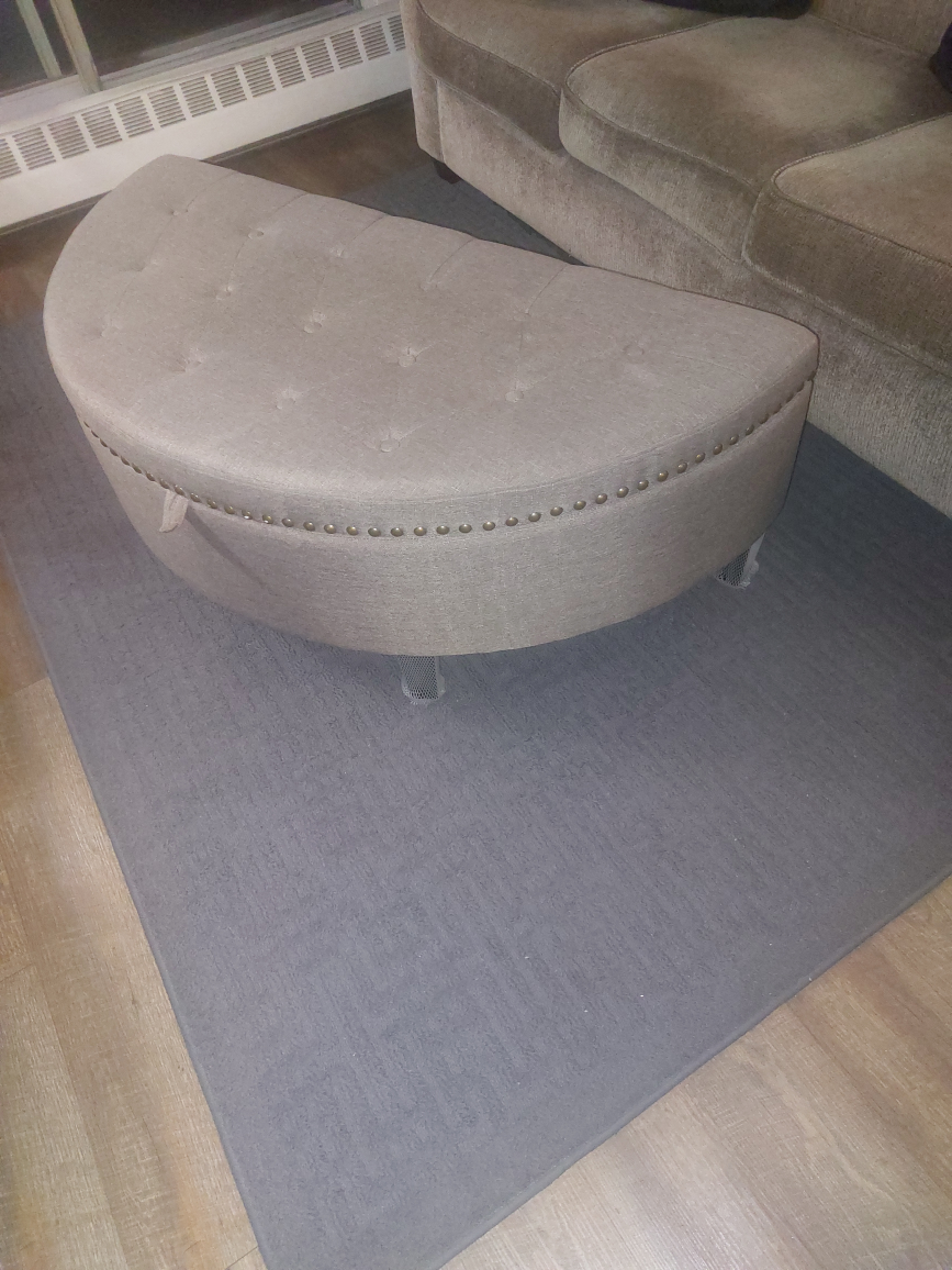 Half-moon Storage Ottoman - photo 5