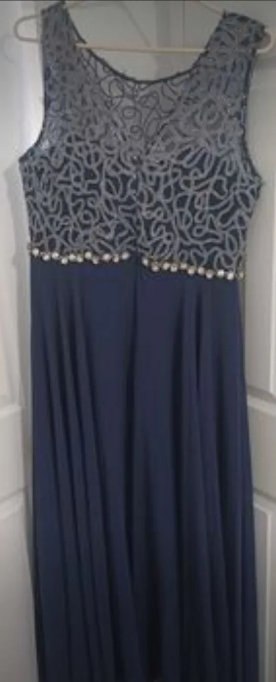 Navy Blue Formal Dress image indicator(2)