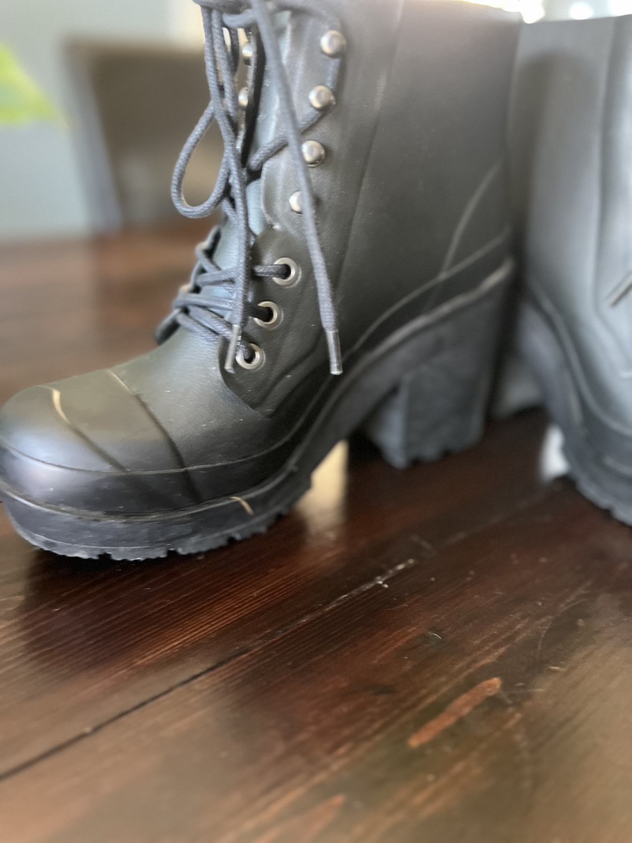 Hunter Black Heeled Rain Boots - photo 5