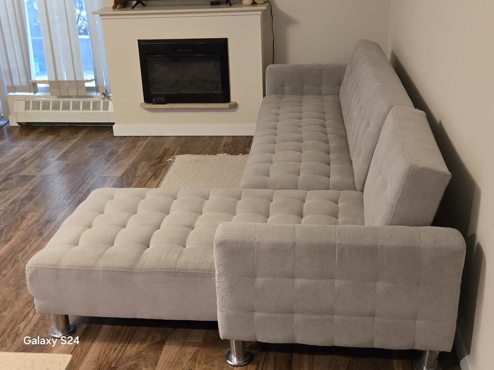 Grey Sectional Sofa - photo 5