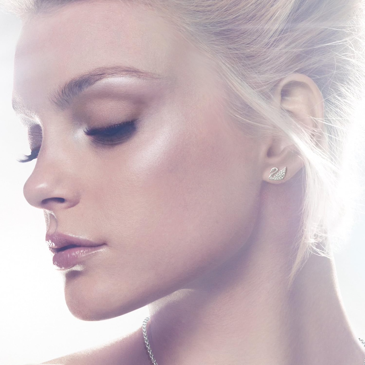 Swarovski Swan Earrings - photo 2