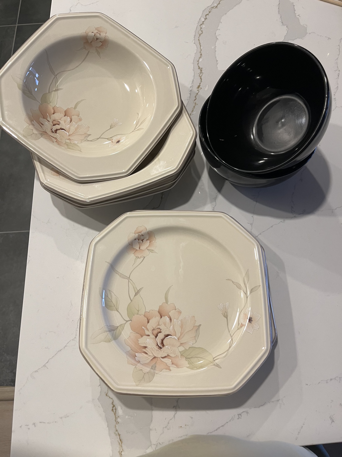 10pc set bowl, plate, plate/bowl