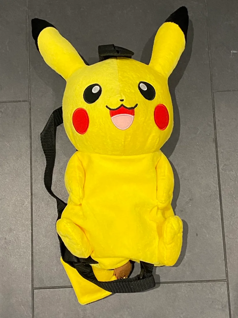 Pokémon pikachu Plush Backpack Halloween costume cosplay NEW image indicator(3)
