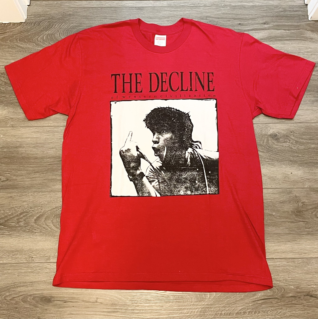 Supreme The Decline of Western Civilization T-Shirt Size Med