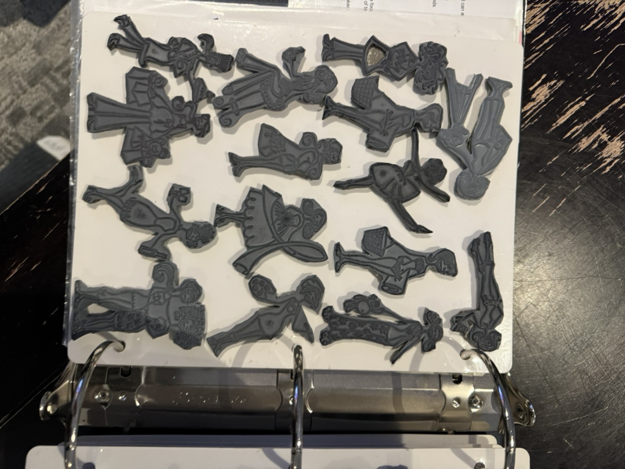 Huge Binder of Unmounted Rubber Stamps (Most Unused) - photo 3