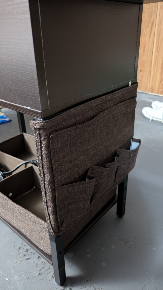 Side Table with Charging Station - photo 3