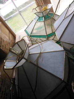 Stained Glass Light Fixture - photo 3