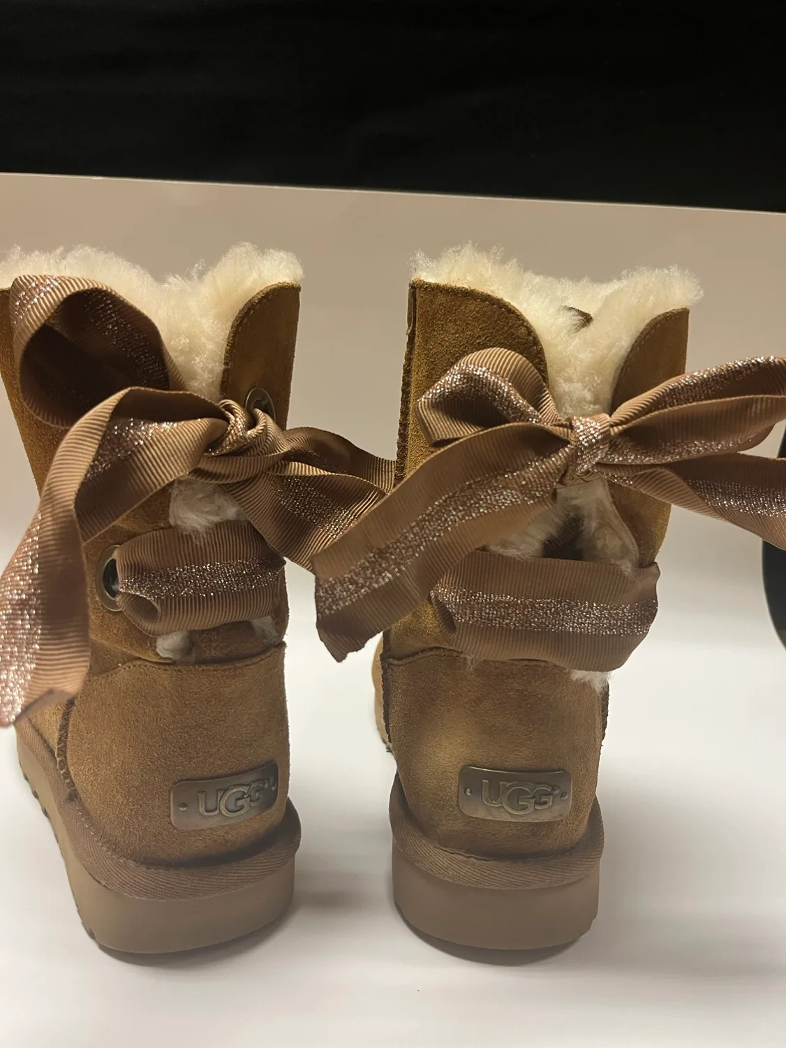 UGG Brown Suede Boots thumbnail
