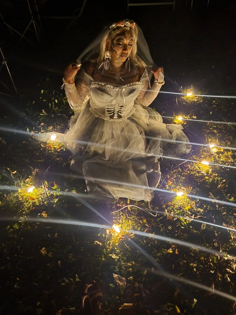 White Bridal Skeleton Costume image indicator(2)