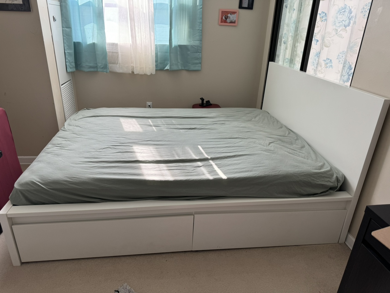 Queen Size Bed Frame with Storage - photo 3