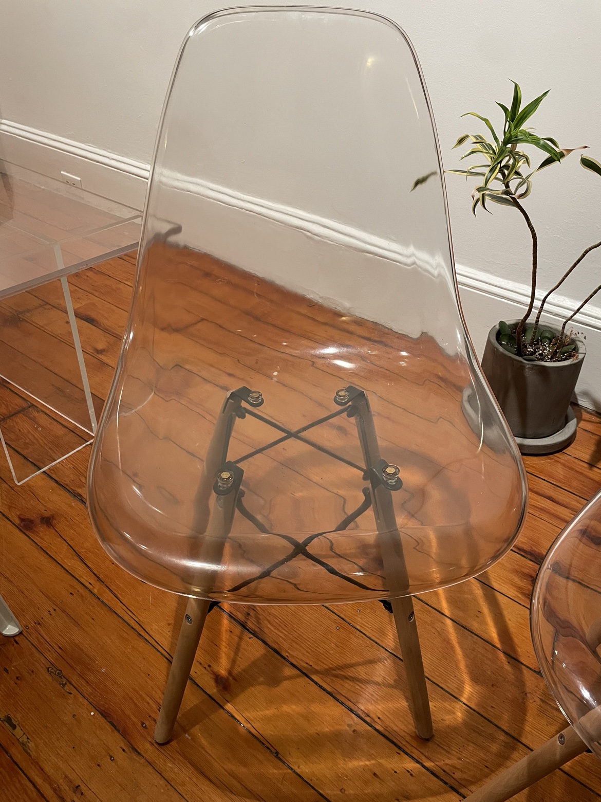 Clear Acrylic Dining Chairs - photo 2