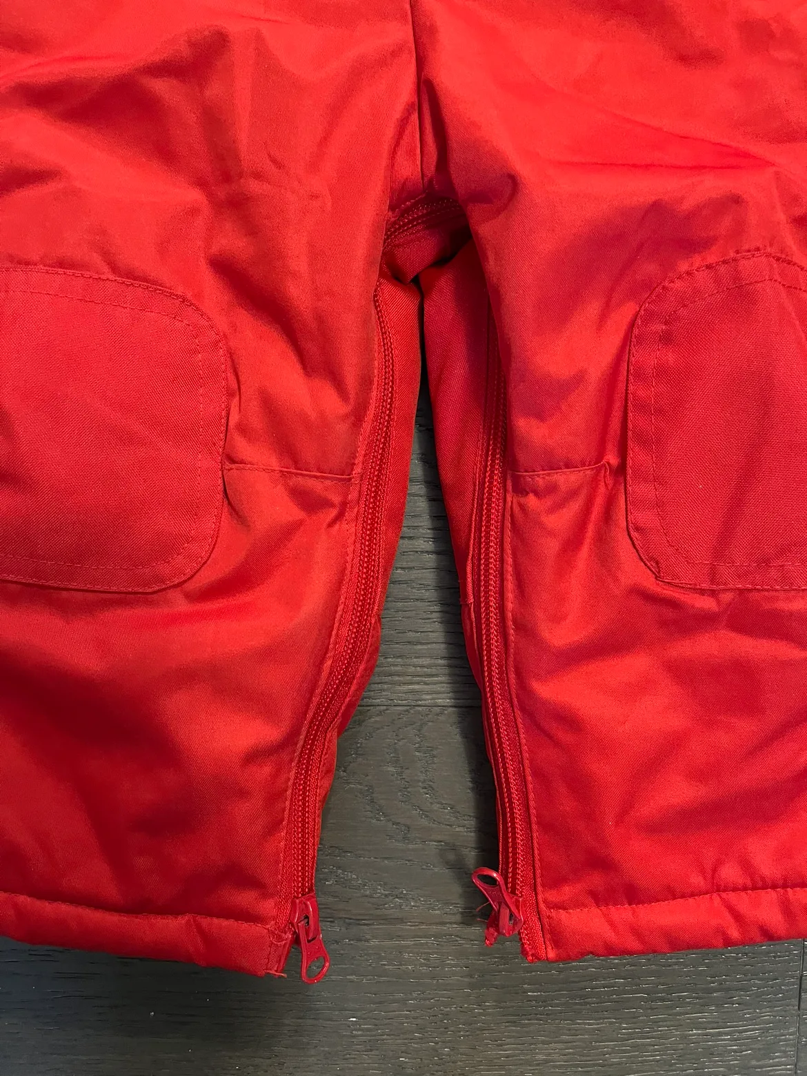 Disney kids red snowpants sz 12-18M NWT ret $115 image indicator(2)