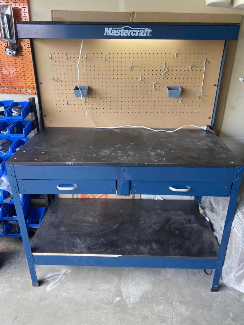 Mastercraft Workbench with Pegboard - photo 2