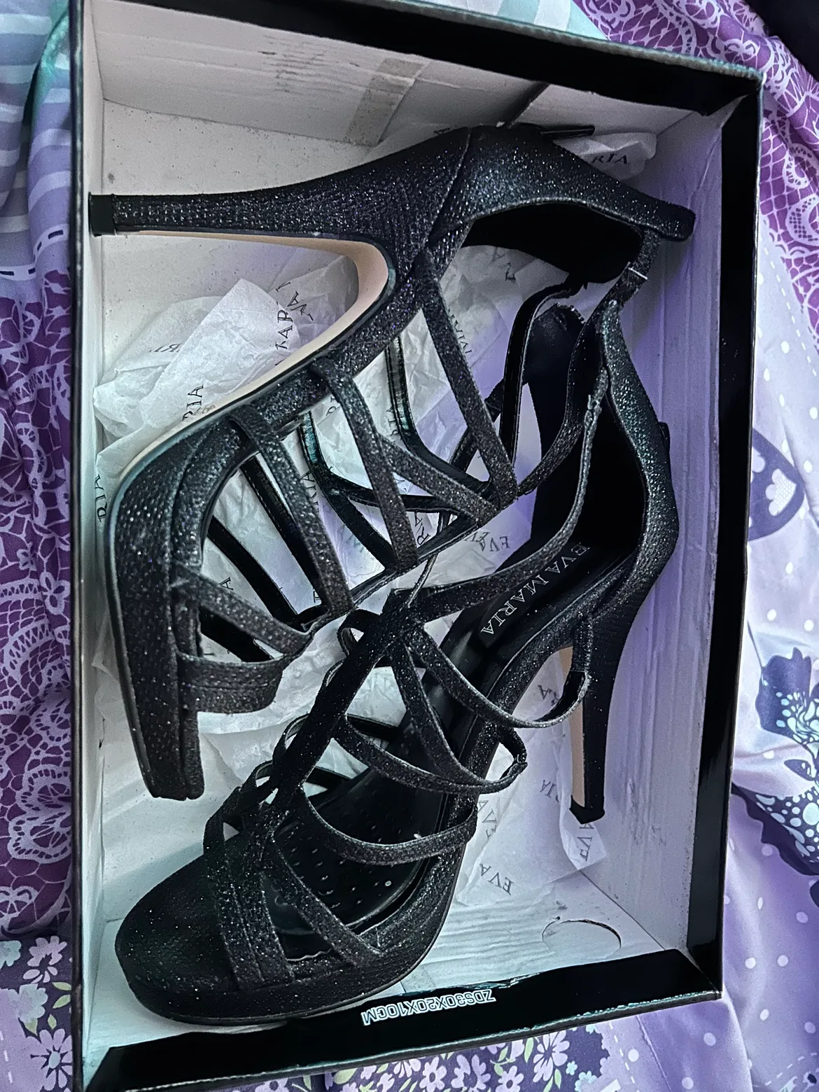 Black Strappy Heels thumbnail