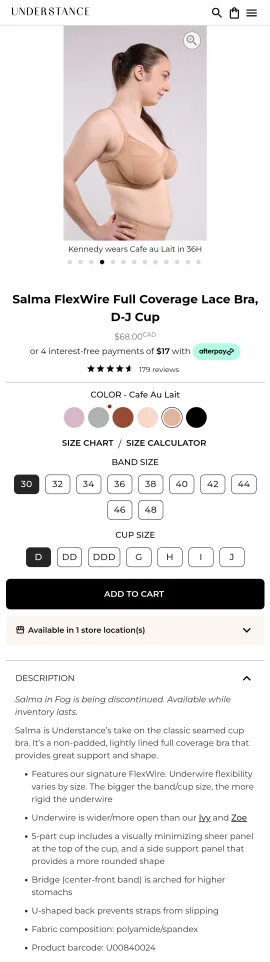 Understance Salma Flexwire Full Coverage Lace Bra image indicator(3)