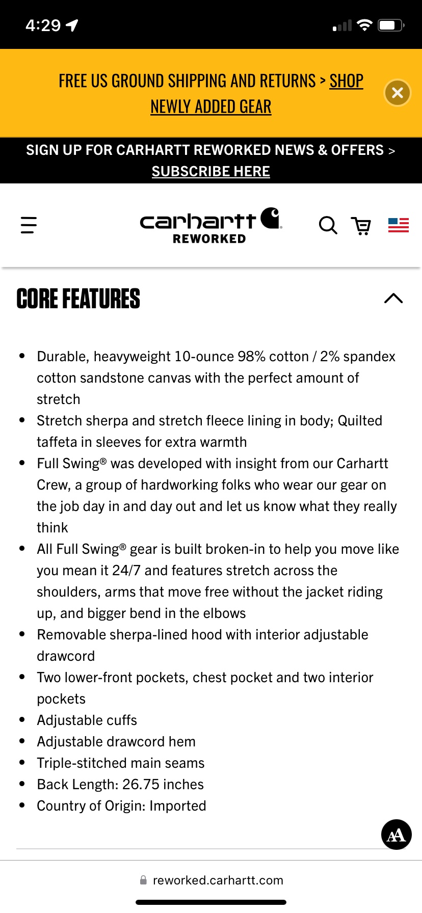 Women’s Carhartt Coat - photo 5