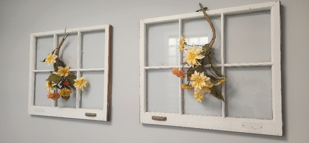 Set of 4 Vintage Window Panes - photo 3
