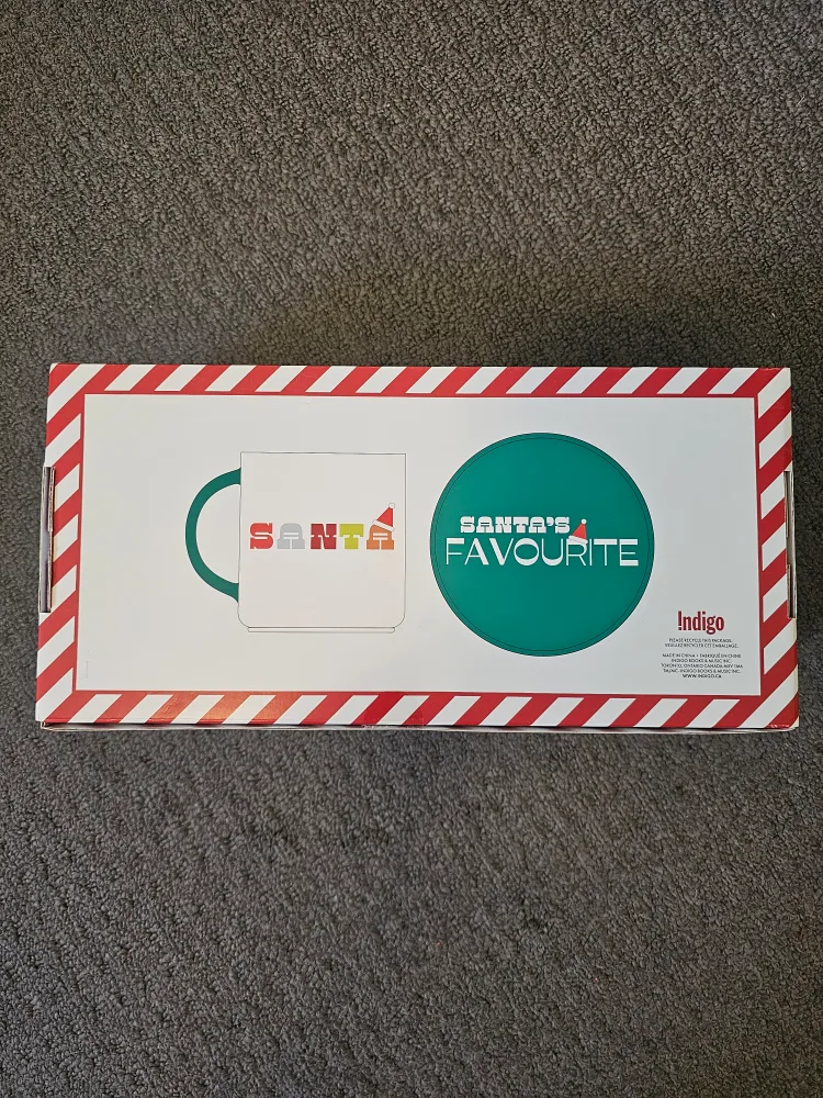 NEW Indigo Holiday Christmas Dog Bowl Set with Mug image indicator(2)