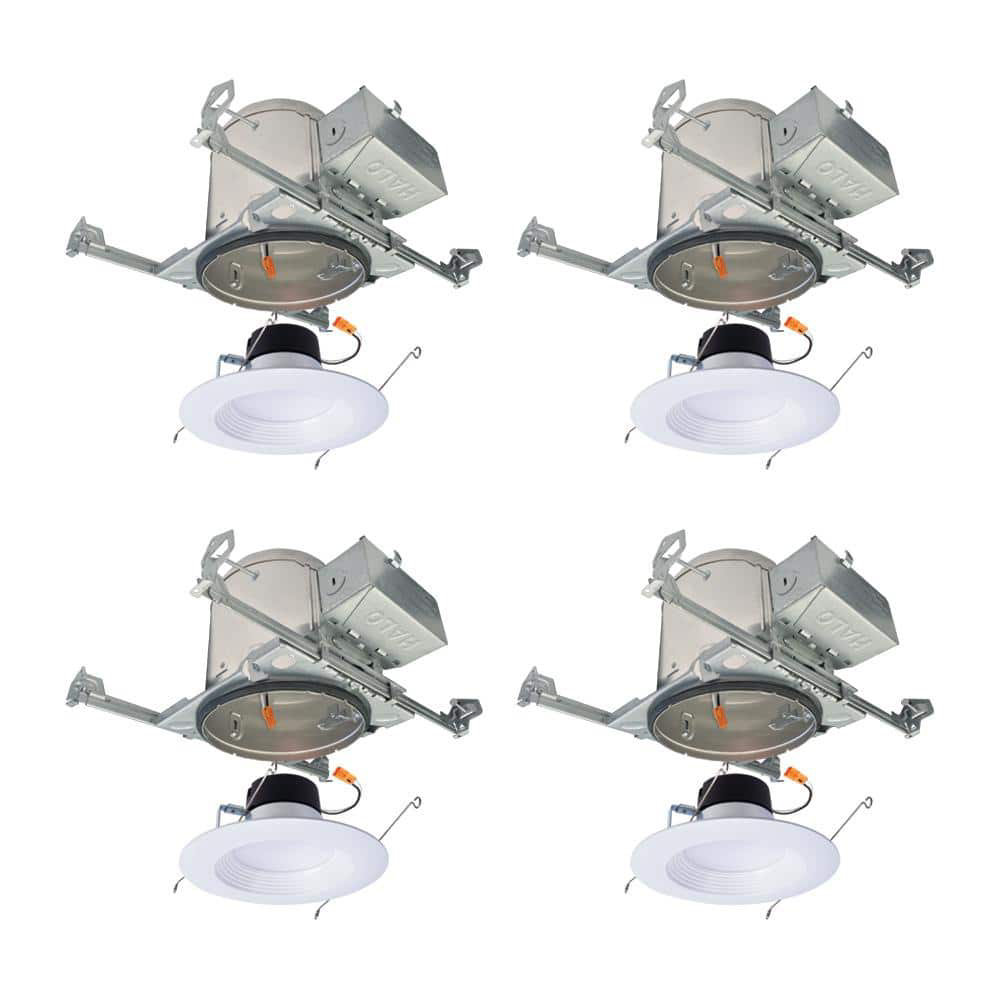 Halo 6 in. Dimmable Indoor/Outdoor  LED  Light Kit (4-Pack) - photo 3
