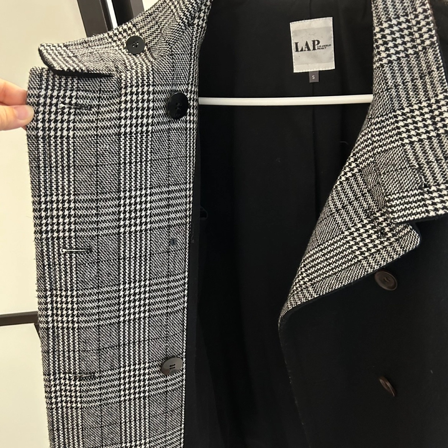 Dry cleaned Women's Black Coat - photo 3