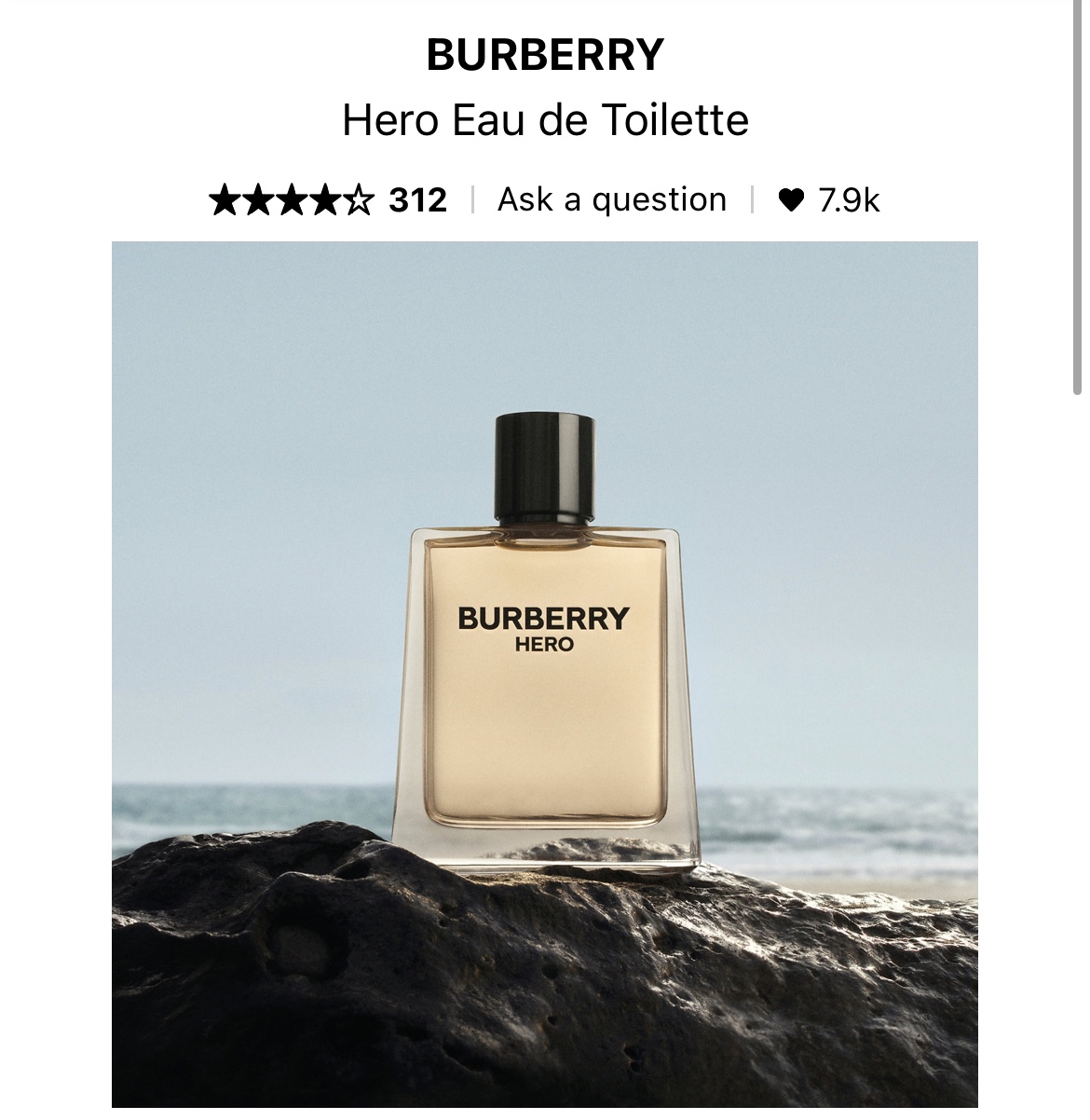 Burberry Hero Eau de Toilette 50 ml