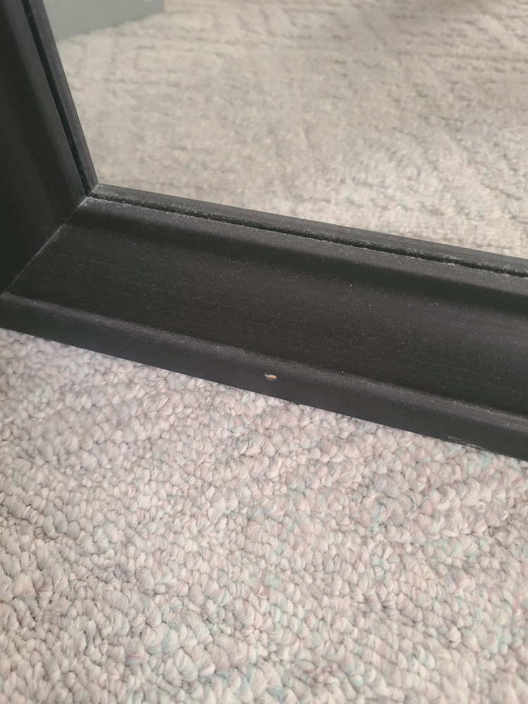 Full-length dark brown Mirror ikea