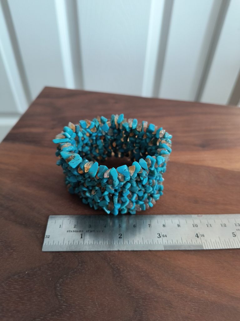 Turquoise and gemstone Chip Bracelet