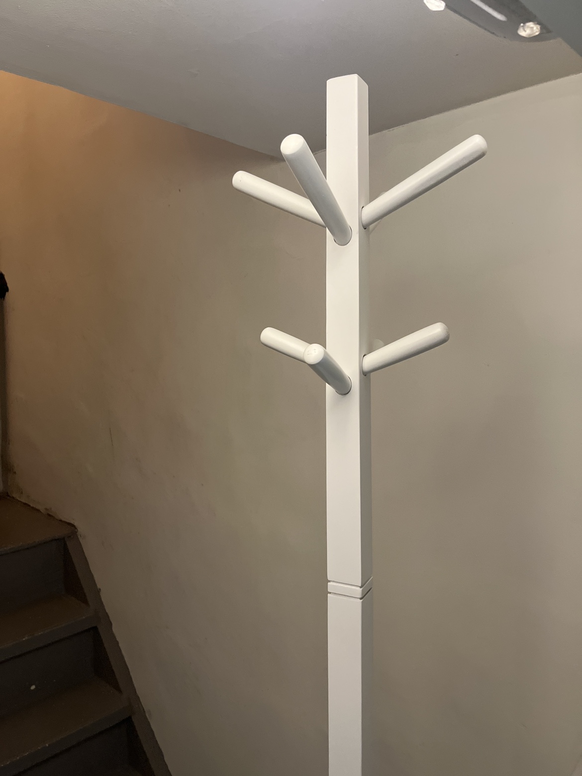 White Coat Rack