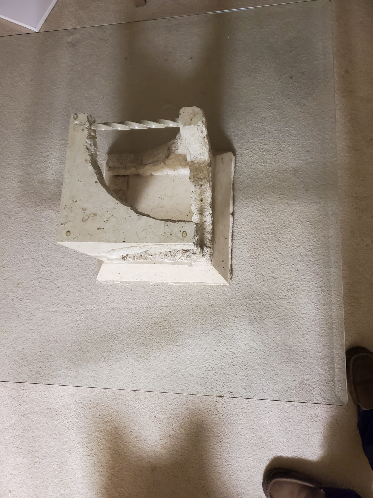 Stone and Glass Coffee Table - photo 5