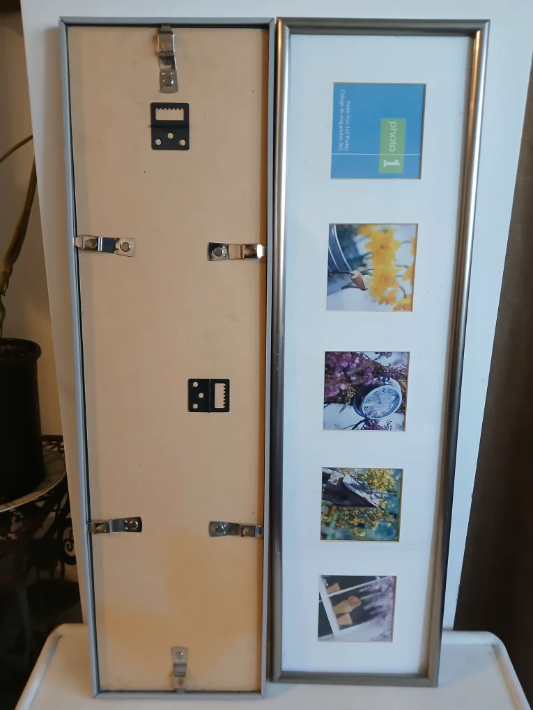 🆕️ Set of 2 Silver Picture Frames. Firm price.  Available! image indicator(2)