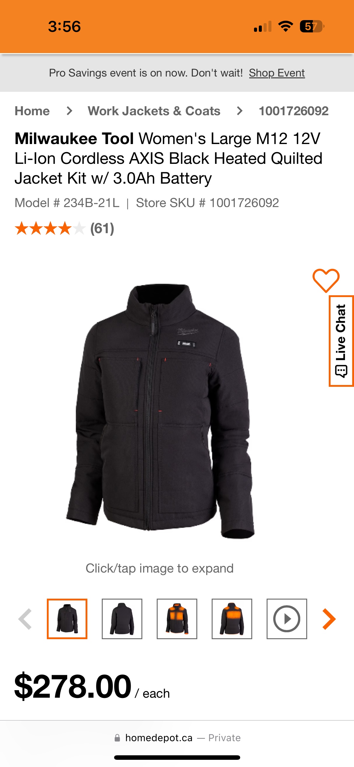 Milwaukee Women's Large M12 Heated Jacket - photo 3