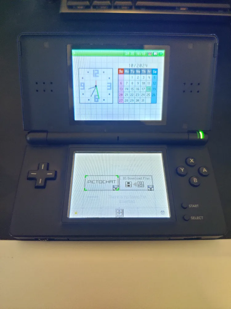 Blue Nintendo DS Lite image indicator(2)