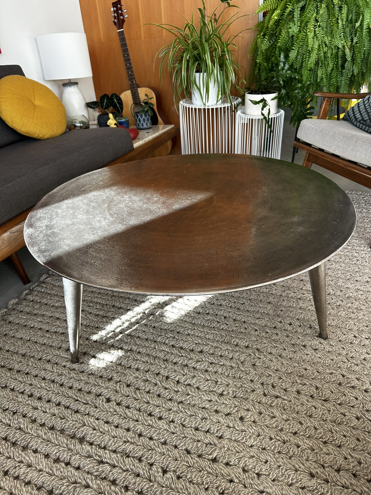 Round Metal Coffee Table