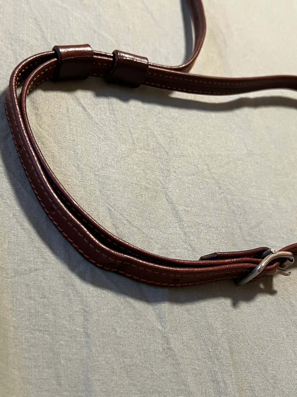 Vintage Leather Crossbody Bag • Made in UK image indicator(3)