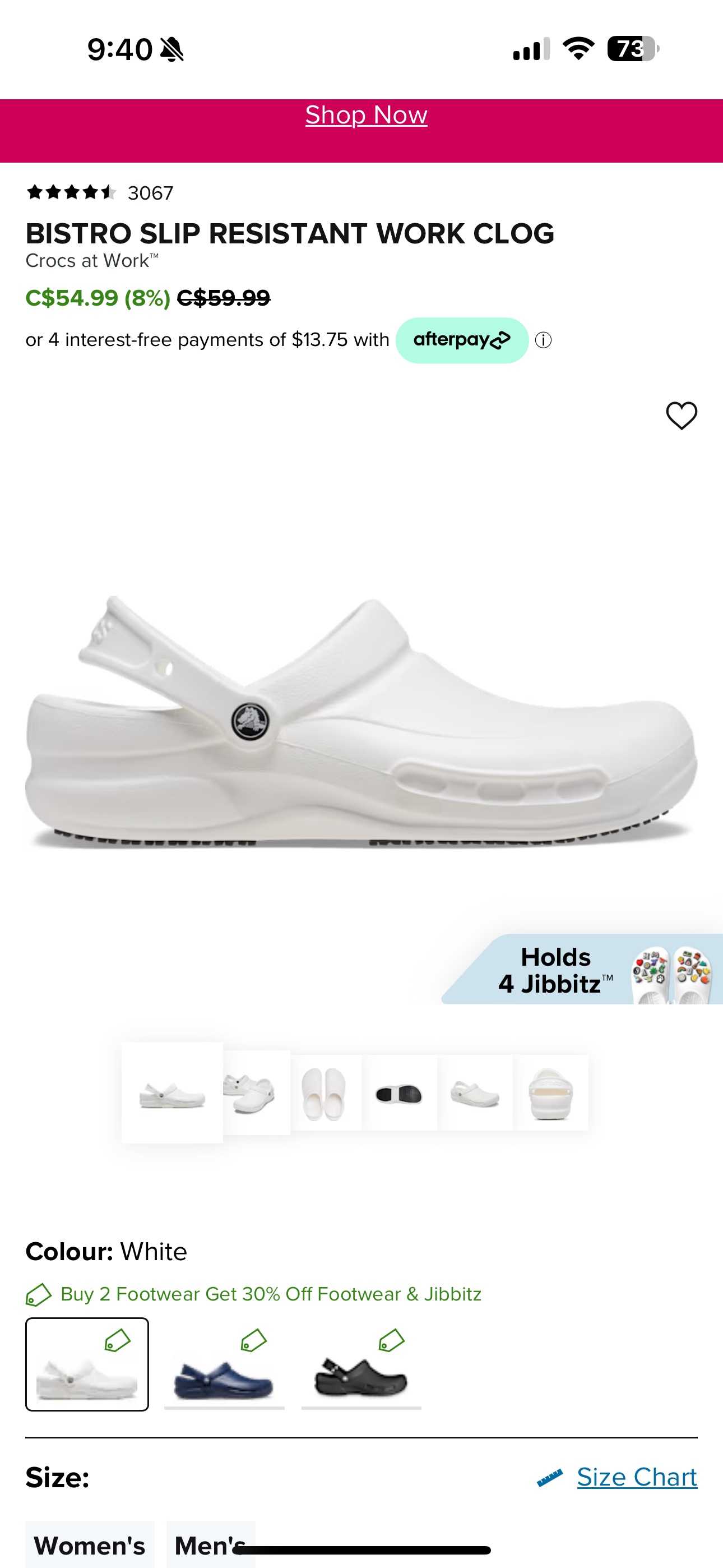 Crocs Bistro Slip Resistant Work Clog