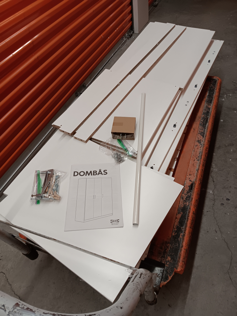 Dombas IKEA wardrobe dissemblated, delivery available - photo 5
