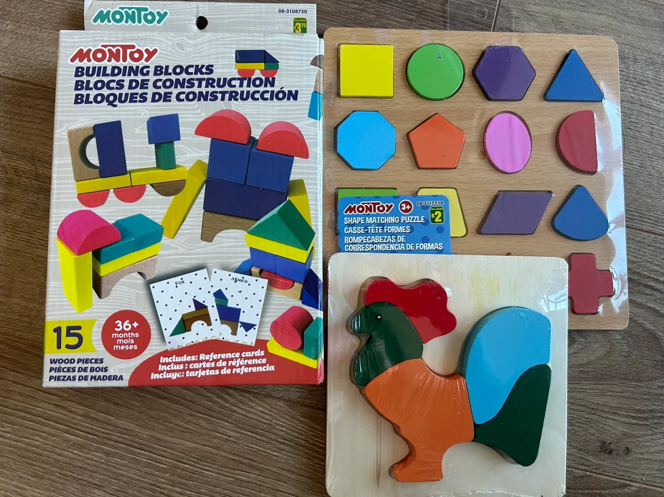 Montoys Building Blocks and Shape Matching Puzzle thumbnail