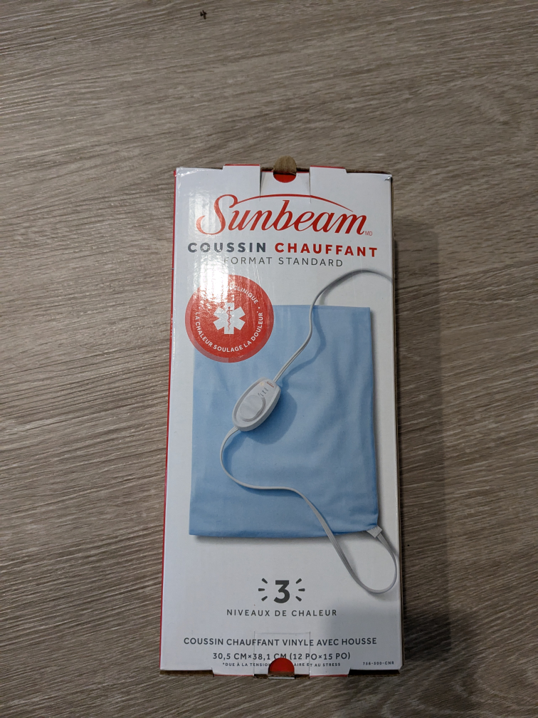 Sunbeam Heating Pad Standard Size