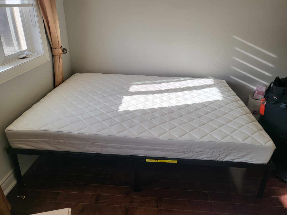 Queen Size Bed Frame and Mattress