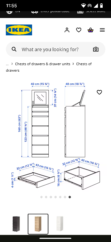 IKEA MALM 5-Drawer Chest - photo 4