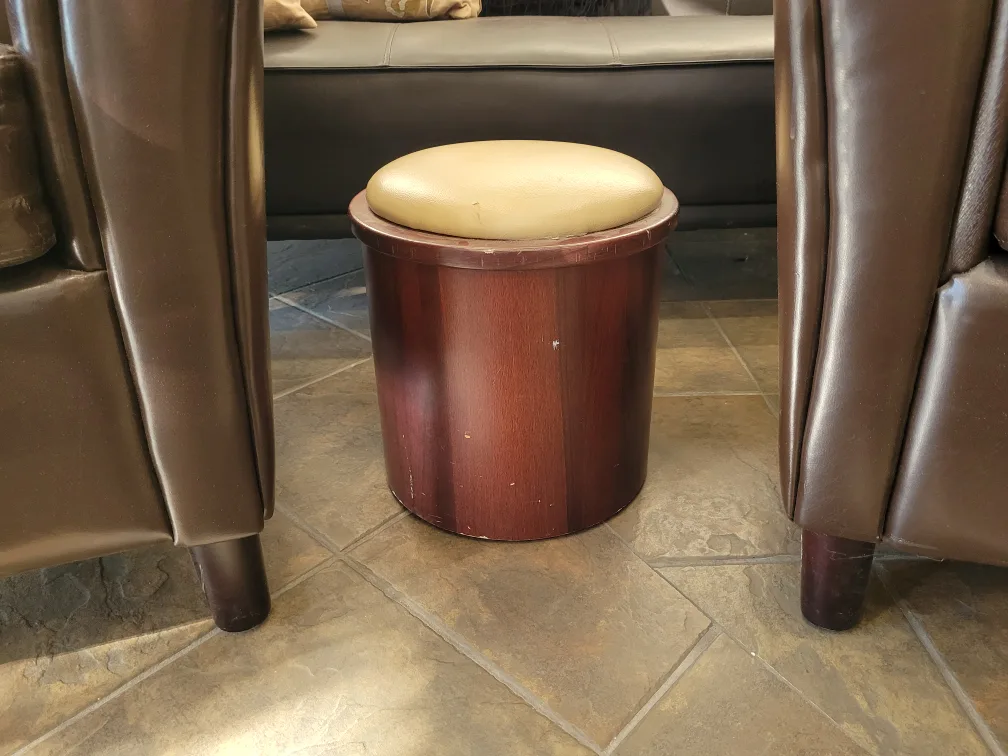 small ottoman Footstool or kids stool thumbnail