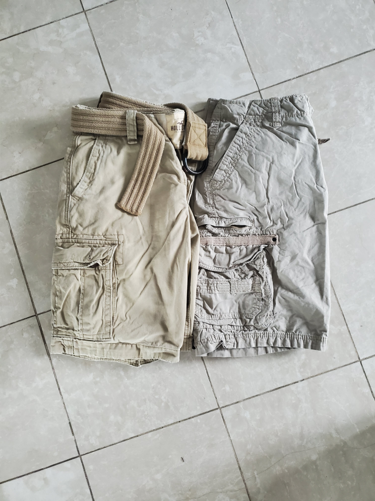 2 mens cargo shorts