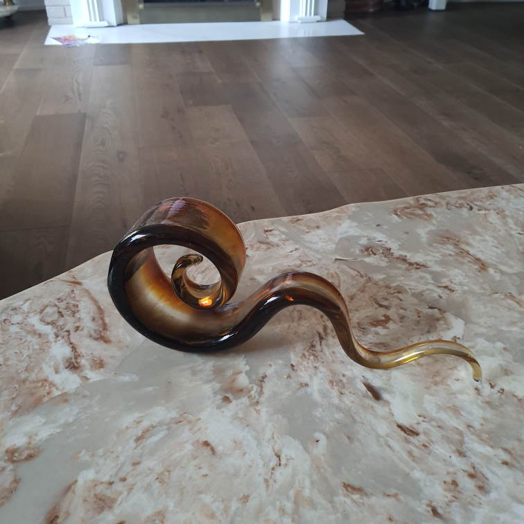 Murano Style Art Deco Glass Sculpture  - photo 4