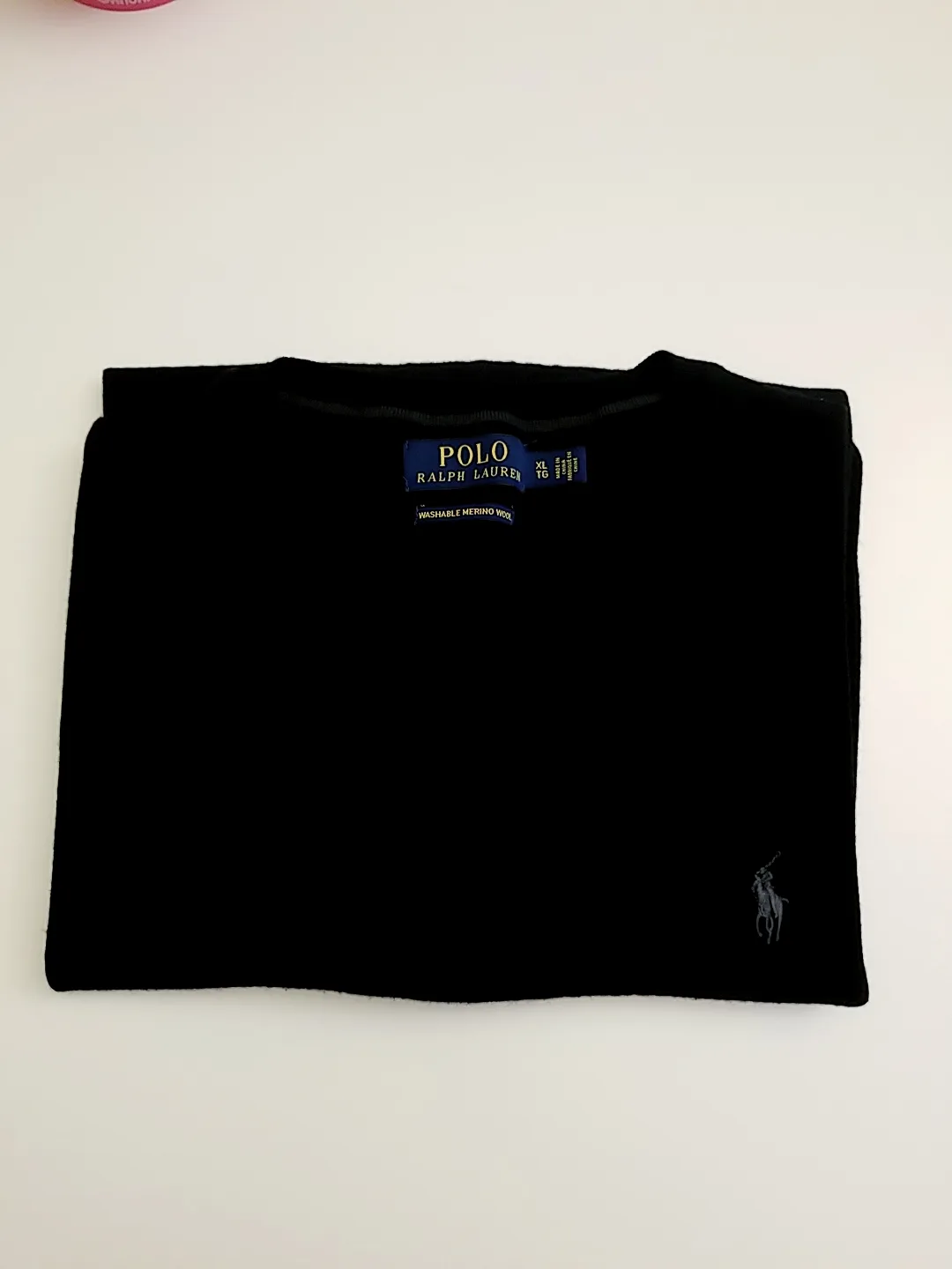 Polo Ralph Lauren Black V-Neck Sweater thumbnail