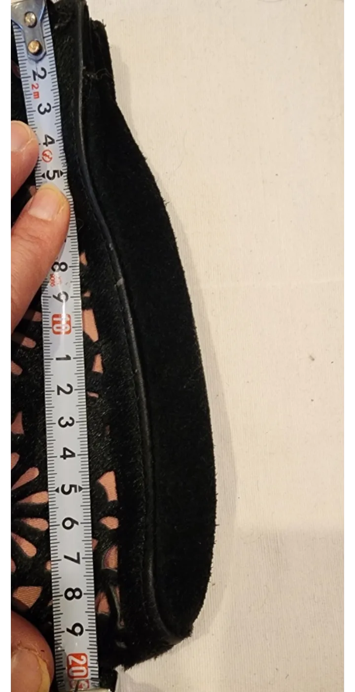 Longchamp Black & Pink Cutout Bag image indicator(5)