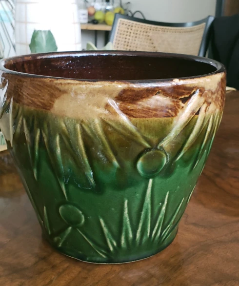 Robinson Ransbottom vintage potter sun and moon pot